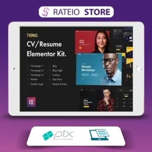 CVPortfolio Elementor Template Kit - Thomas