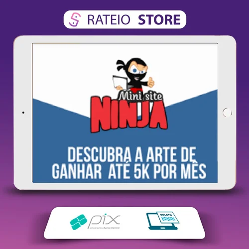 Mini Site Ninja 2.0 - Venha Ser Um Ninja